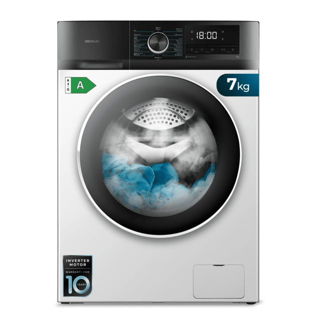Cecotec - Lavadora Bolero DressCode 7500 Inverter A
