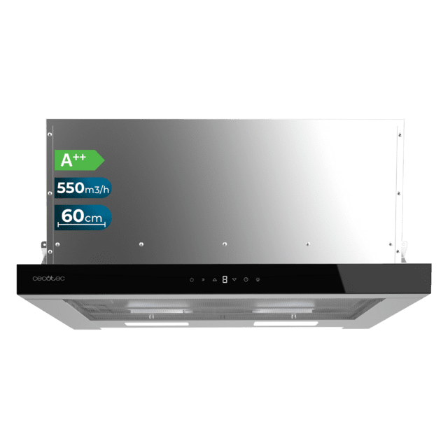 Cecotec - Bolero Flux TLT 605500 Glass Black A++
