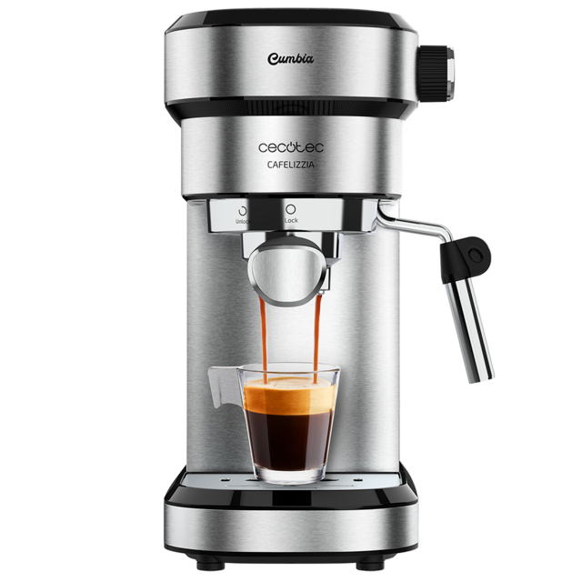 Cecotec - Cafetera Espresso Cafelizzia 790 Steel