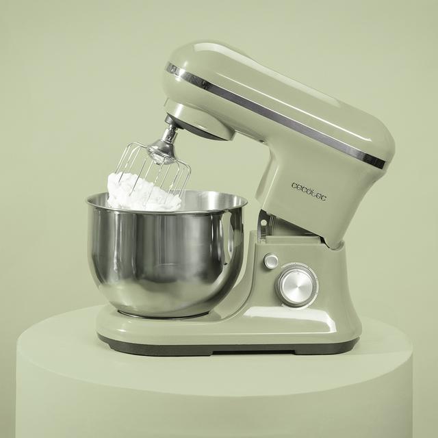 Cecotec - Batidora Amasadora Cecomixer Merengue 5L 1200 Ice-Cream Green