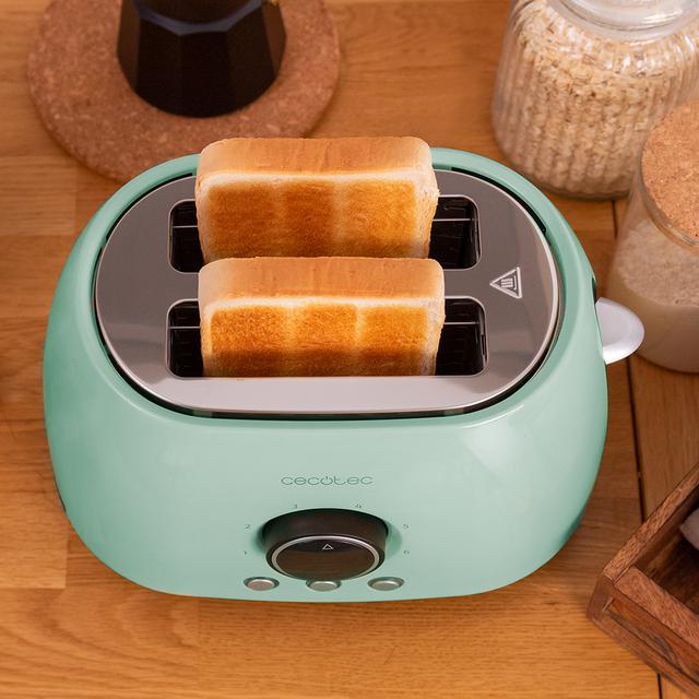 Cecotec - Tostador Vertical Digital ClassicToast 8000 Blue Double