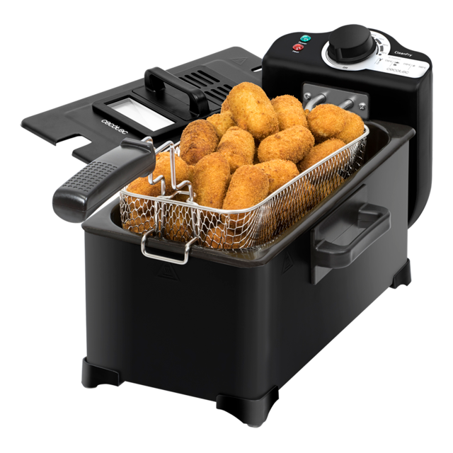 Cecotec - Freidora CleanFry 3L Black