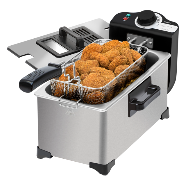 Cecotec - Freidora CleanFry 3L Full Inox