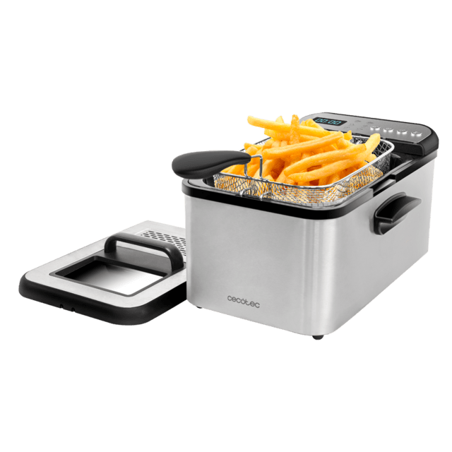 Cecotec - Freidora con Aceite CleanFry Luxury 3000