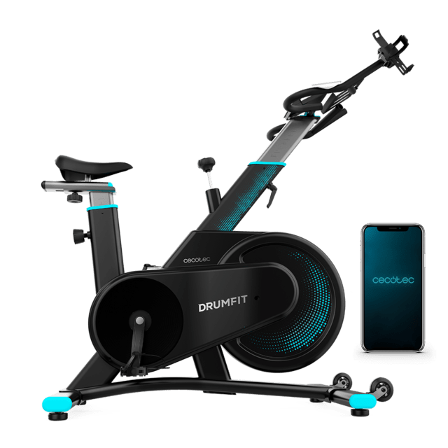 Cecotec - Bicicleta Indoor DrumFit Indoor 7000 Magno Connected