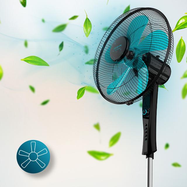 Cecotec - Ventilador de Pie EnergySilence 520 Power Black