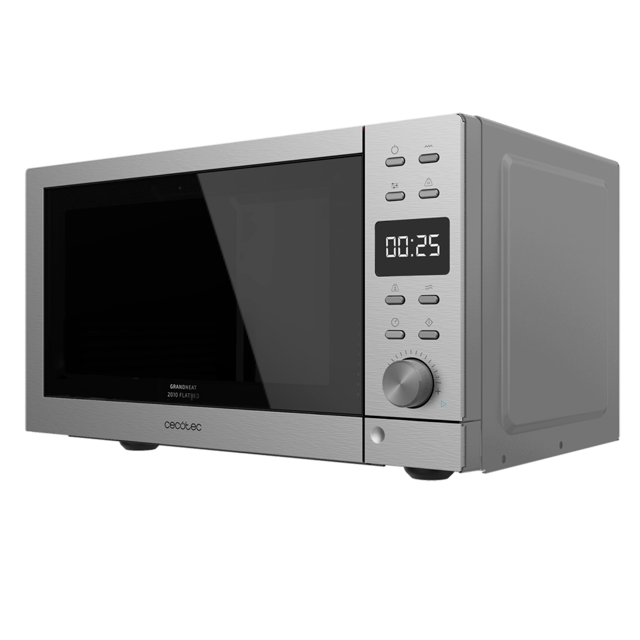 Cecotec - Microondas sin Plato GrandHeat 2010 Flatbed Steel