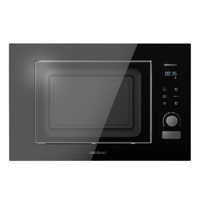 Cecotec - Microondas Encastrable GrandHeat 2090 Built-In Touch Black