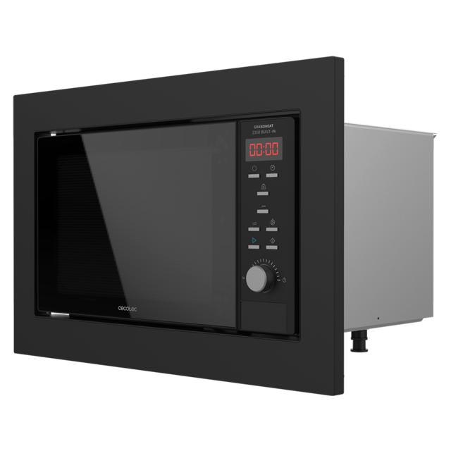 Cecotec - Microondas Encastrable GrandHeat 2350 Built-In Black