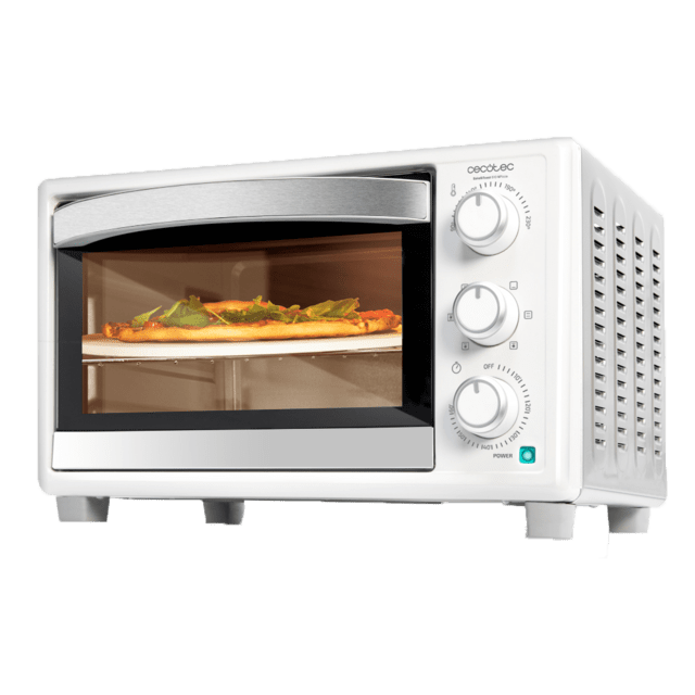 Cecotec - Horno de Sobremesa Bake&Toast 2600 White 4Pizza