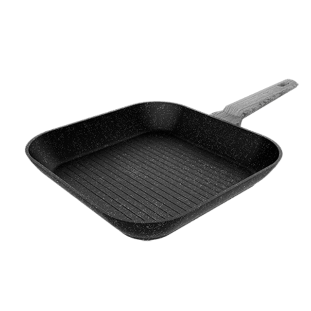 Cecotec - Grill Polka Exclusive 28 Grill Wood&Rock
