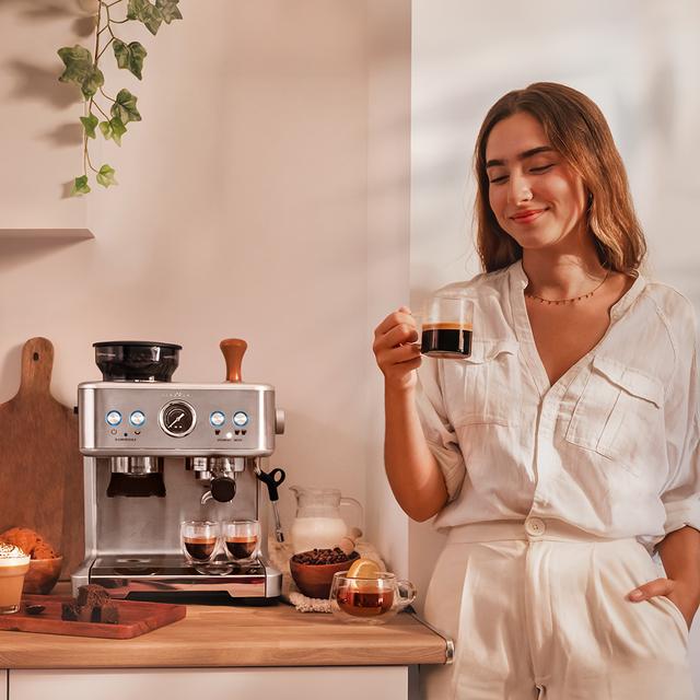 Cecotec - Cafetera Express Power Espresso 20 Barista Maestro