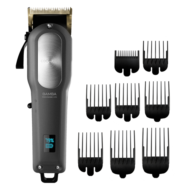 Cecotec - Cortapelos Profesional con Batería Bamba PrecisionCare ProClipper Titanium Go