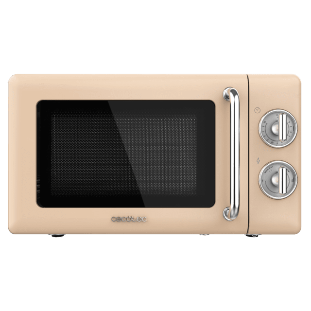 Cecotec - Microondas 20L ProClean 3010 Retro Beige