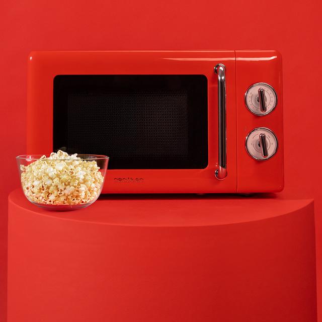 Cecotec - Microondas 20L ProClean 3010 Retro Red