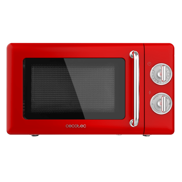 Cecotec - Microondas 20L ProClean 3010 Retro Red