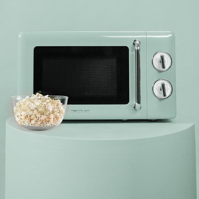 Cecotec - Microondas 20L con Grill ProClean 3110 Retro Green