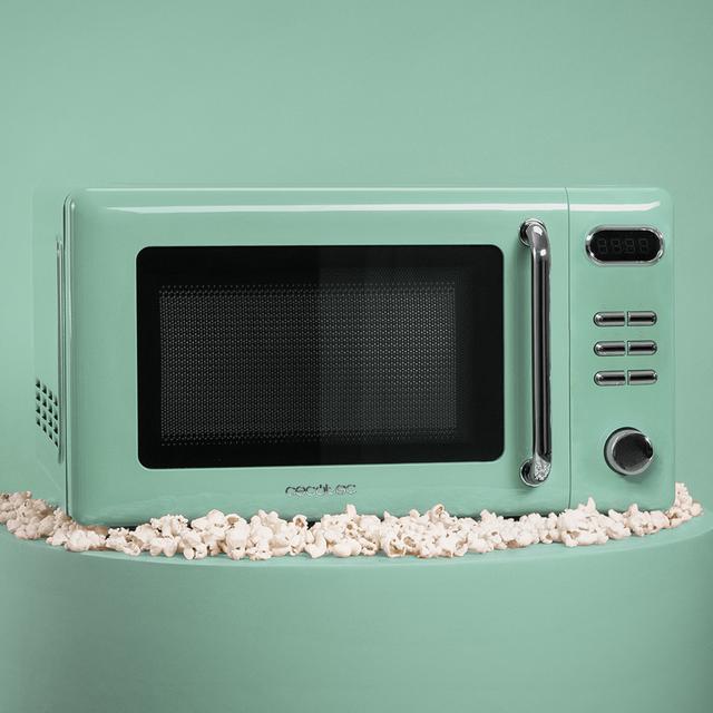 Cecotec - Microondas 20L con Grill ProClean 5110 Retro Green