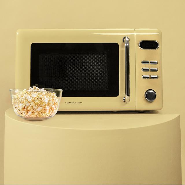 Cecotec - Microondas 20L con Grill ProClean 5110 Retro Yellow