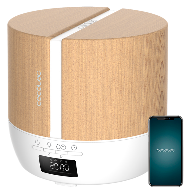 Cecotec - Difusor de Aroma PureAroma 550 Connected White Woody