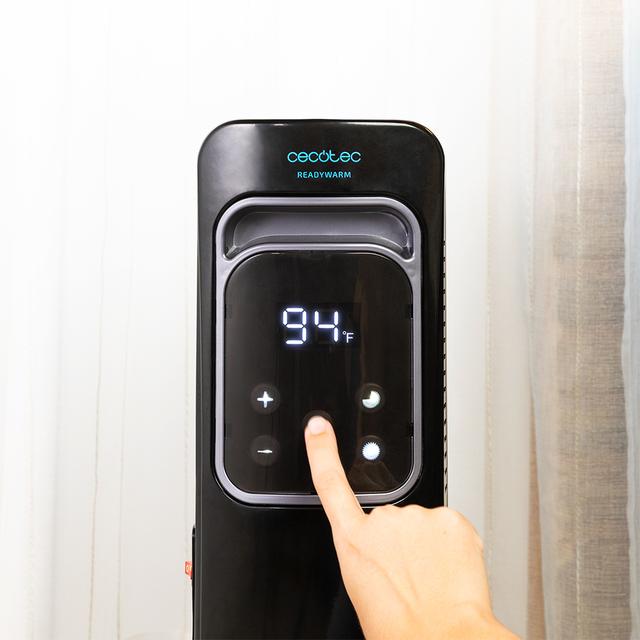 Cecotec - Radiador de Aceite Ready Warm 11000 Touch Black