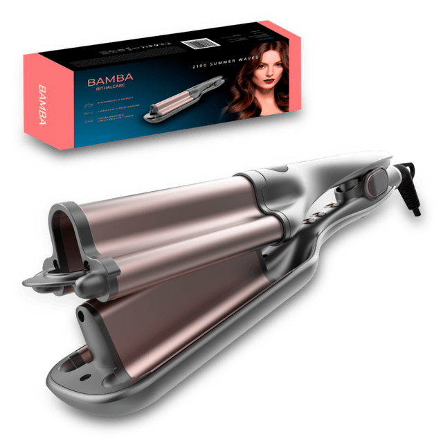 Cecotec - Plancha de Ondas Bamba RitualCare 2100 Summer Waves