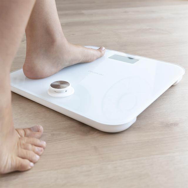 Cecotec - Báscula de Baño Surface Precision EcoPower 10000 Healthy White