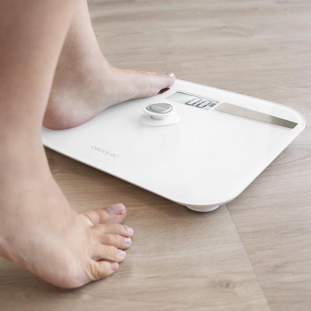 Cecotec - Báscula de Baño Surface Precision EcoPower 10200 Smart Healthy White