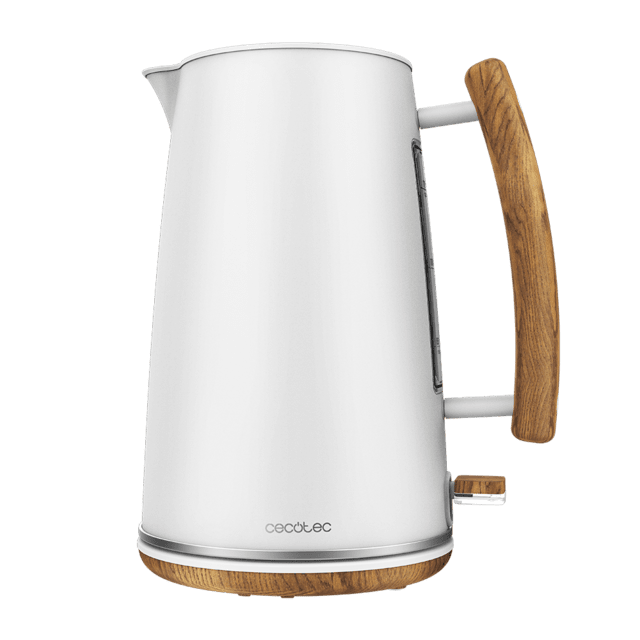Cecotec - Hervidor de Agua ThermoSense 400 White Woody