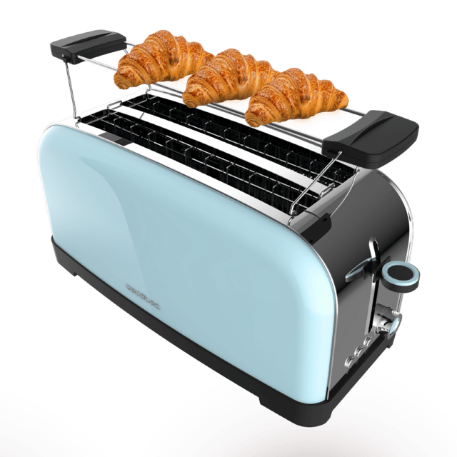 Cecotec - Tostador Vertical Toastin' Time 1500 Double Blue