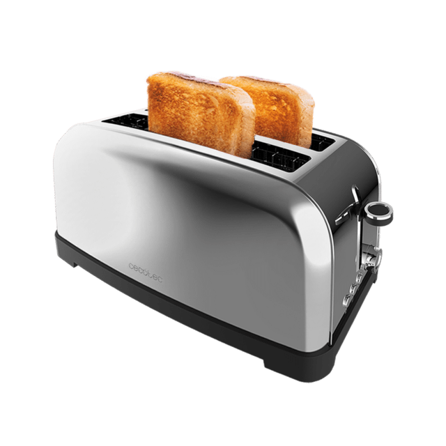 Cecotec - Tostador Vertical Toastin' Time 1500 Inox