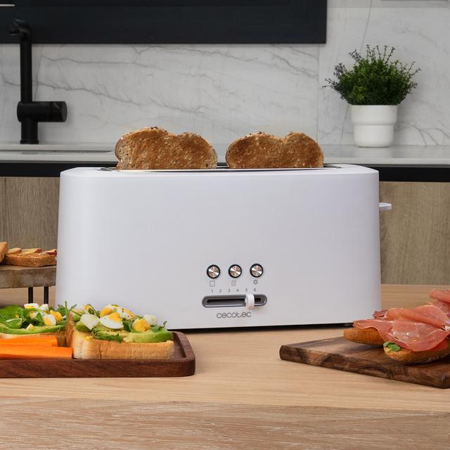 Cecotec - Tostador Vertical Toast&Taste 10000 Extra White