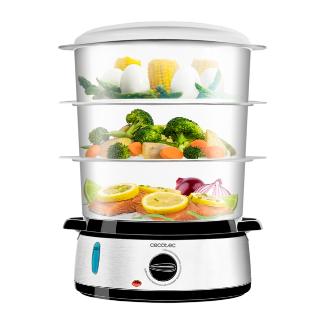 Cecotec - Vaporera VapoVita 3000 Inox