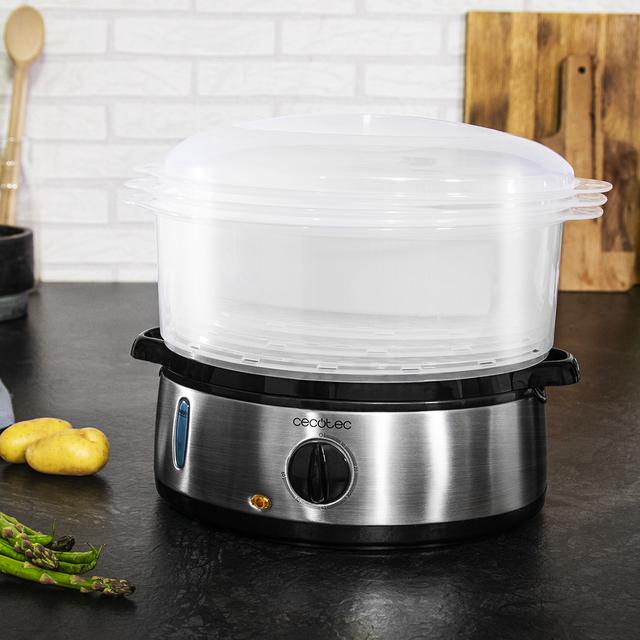 Cecotec - Vaporera VapoVita 3000 Inox