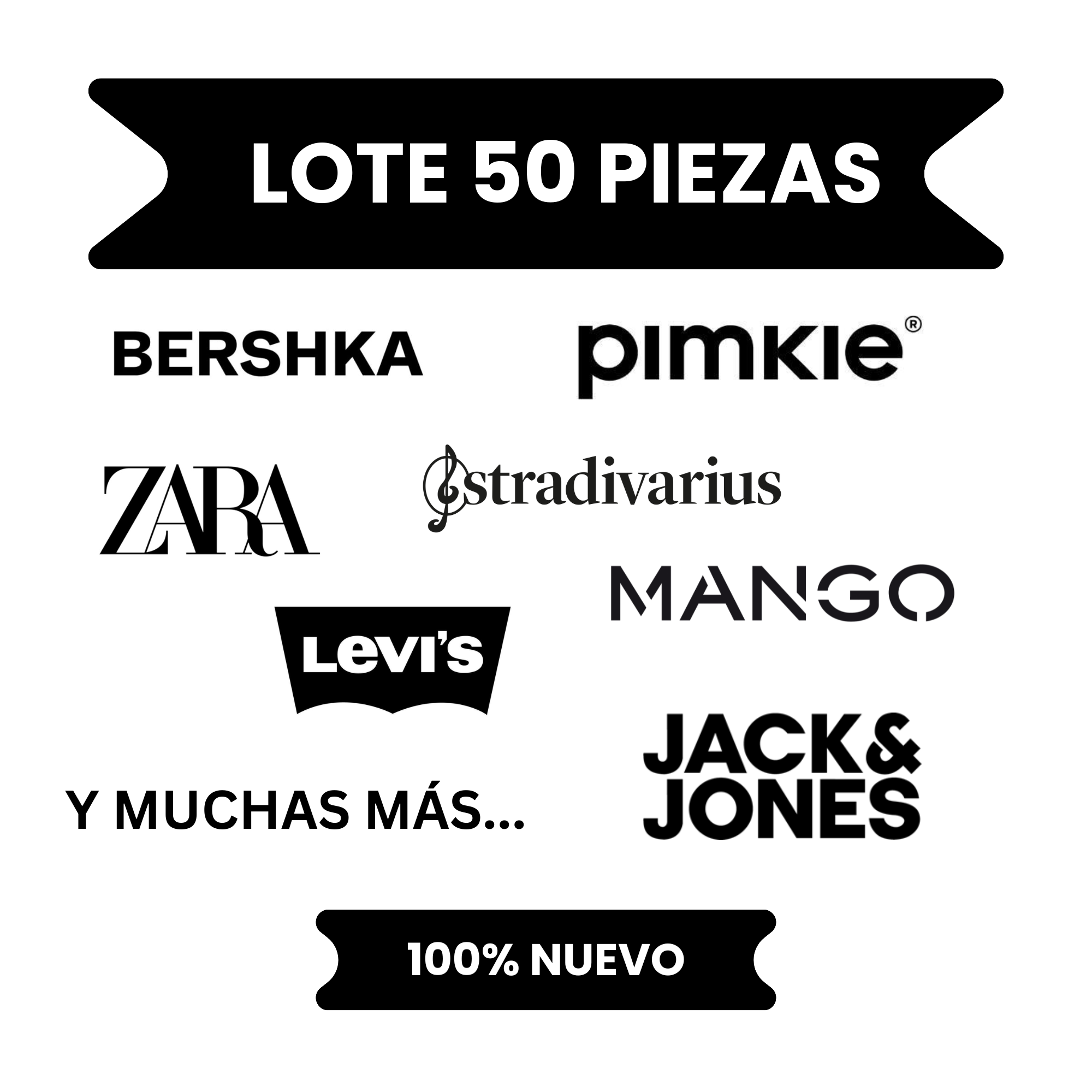 Lote de Ropa - 50 Piezas