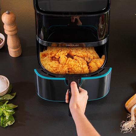 Cecotec - Freidora Dietética Cecofry Full InoxBlack 5500 Pro con Accesorios