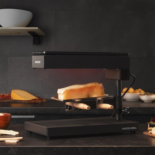 Cecotec - Raclette Cheese&Grill 6000 Black
