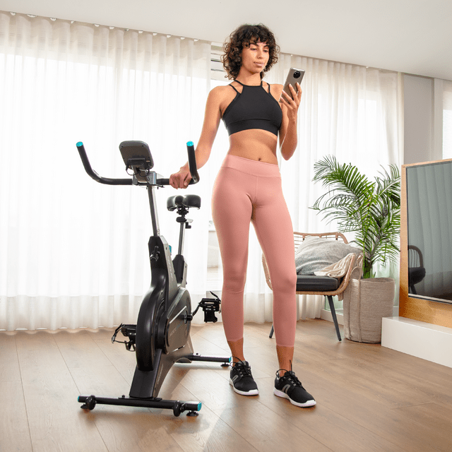 Cecotec - Bicicleta de Spinning DrumFit Indoor 10000 Magnetic Connected