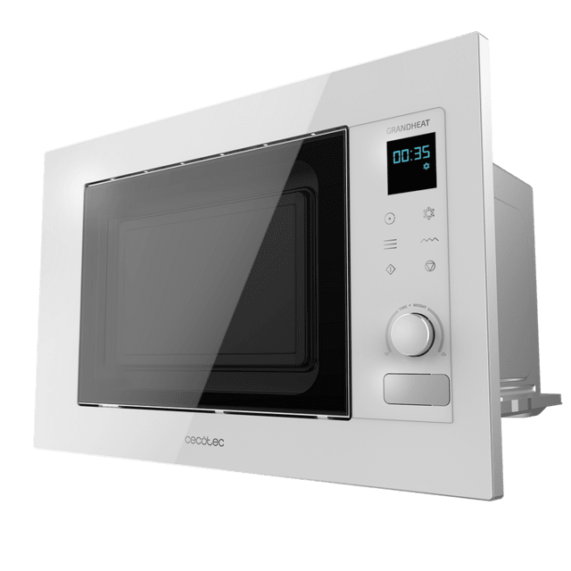 Cecotec - Microondas Encastrable GrandHeat 2090 Built-In Touch White