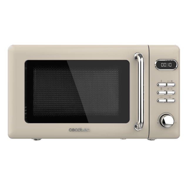 Cecotec - Microondas 20L con Grill ProClean 5110 Retro Beige