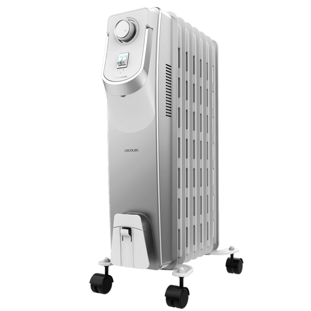 Cecotec - Radiador de Aceite ReadyWarm 7000 Space 360 Black