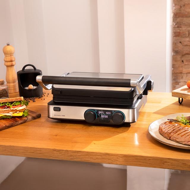Cecotec - Parrilla Eléctrica RocknGrill Dual