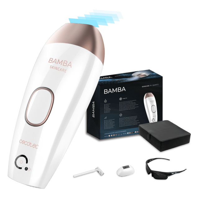 Cecotec - Depiladora IPL Bamba SkinCare IPL Quartz